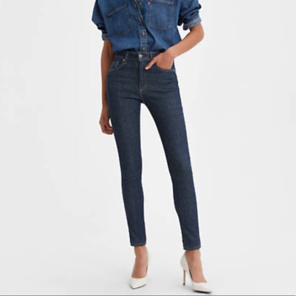 Levi’s 721 high rise skinny made & crafted - rinse